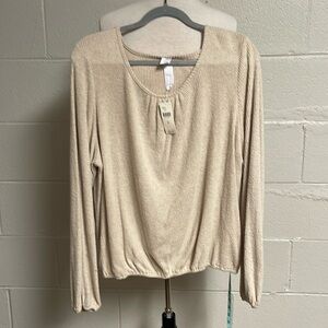AMADI Anthropologie long sleeve top New XL